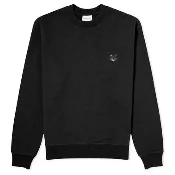 Джемпер Maison Kitsune Bold Fox Head Patch Crew, черный