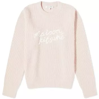 Джемпер Maison Kitsune Handwriting Comfort, цвет Pale Pink