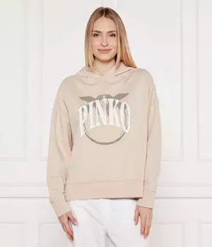 Джемпер макамба Oversize fit Pinko, желтый