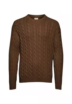 Джемпер MALCOLM Solid, коричневый