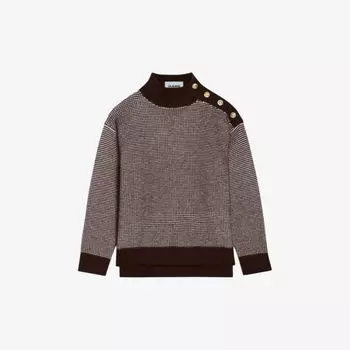 Джемпер Maloi с узором "гусиные лапки" Claudie Pierlot, цвет divers