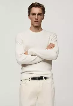 Джемпер Mango, молочный