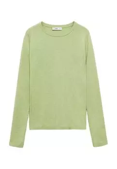 Джемпер Mango, светло-зеленый