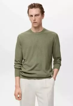 Джемпер Mango, зеленый