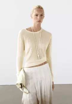 Джемпер Massimo Dutti, кремовый