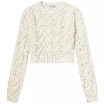 Джемпер Max Mara Cable Cropped Knit Jumper