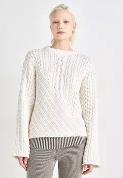 Джемпер MAY CABLE Weekday, белый