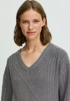 Джемпер MEDI VNECK b.young, серый