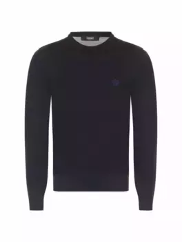 Джемпер Medusa Versace, тёмно-синий