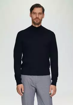 Джемпер MELIERTER MIT TURTLENECK s.Oliver BLACK LABEL, темно-синий
