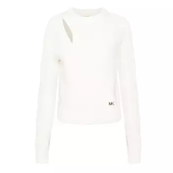 Джемпер Michael Kors Key Hole Cutout, белый