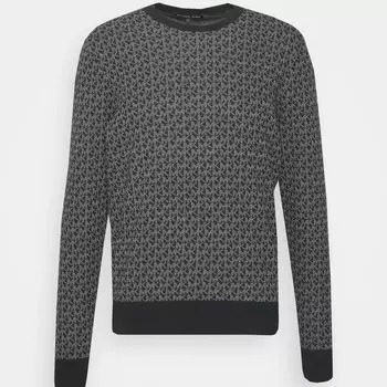 Джемпер Michael Kors Micro Signature Crew, черный
