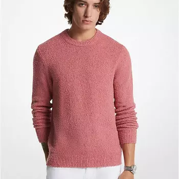 Джемпер Michael Kors Organic Cotton Boucl, темно-розовый
