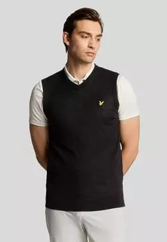Джемпер MID V-NECK Lyle & Scott, черный