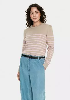 Джемпер MILA LS STRIPED Saint Tropez, розовый