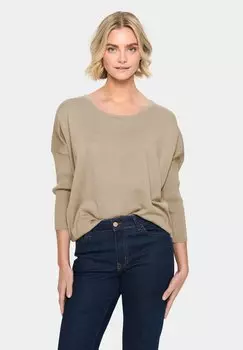 Джемпер MILASZ R-NECK Saint Tropez, серо-коричневый