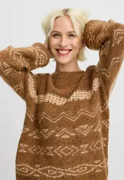 Джемпер MIMI PULZ, коричневый