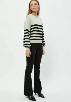 Джемпер MIMSPERLA STRIPED KNIT PULLOVER Minus, серый