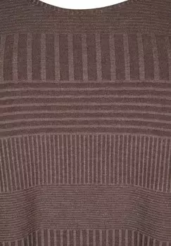 Джемпер MIT 3/4-RMELN Zizzi, темно-коричневый