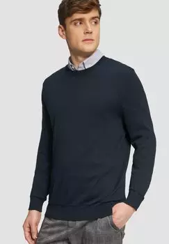 Джемпер MIT BNDCHEN s.Oliver BLACK LABEL, темно-синий