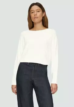 Джемпер MIT FLEDERMAUSFLGELN UND BATEAU-AUSSCHNITT s.Oliver BLACK LABEL, молочный