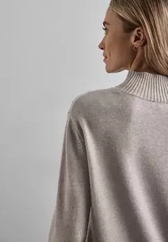 Джемпер MIT KNOPFDETAIL Street One, бежевый