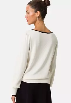 Джемпер MIT KONTRASTDETAIL zero, белый