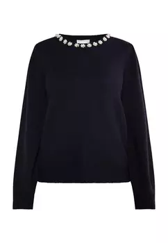 Джемпер MIT PERLEN usha, черный