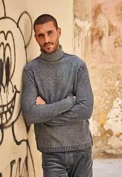 Джемпер MIT ROLLKRAGEN Emilio Adani, черный