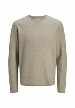 Джемпер MIT RUNDHALS Jack & Jones, бежевый