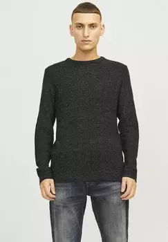 Джемпер MIT RUNDHALS Jack & Jones, темно-серый