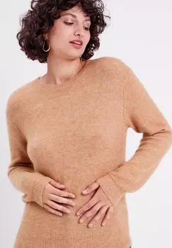 Джемпер MIT RUNDHALSAUSSCHNITT Cache Cache, бежевый