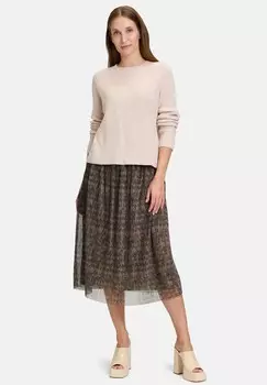 Джемпер MIT RUNDHALSAUSSCHNITT Cartoon, бежевый