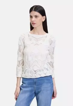 Джемпер MIT RUNDHALSAUSSCHNITT Cartoon, бежевый