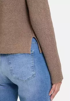 Джемпер MIT RUNDHALSAUSSCHNITT Cartoon, коричневый