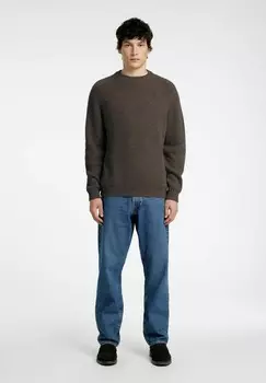 Джемпер MIT RUNDHALSAUSSCHNITT REGULAR FIT Selected Homme, антрацит