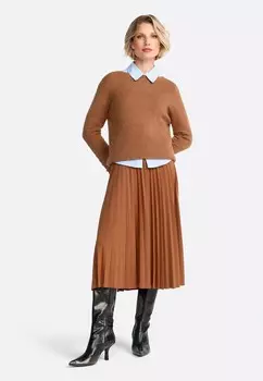 Джемпер MIT RUNDHALSAUSSCHNITT Rich & Royal, коричневый