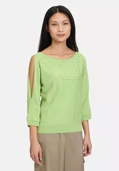 Джемпер MIT SCHMUCKSTEINEN Betty Barclay, зеленый