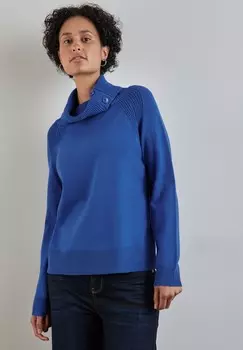 Джемпер MIT STEHKRAGEN Street One, цвет Mottled Light Blue