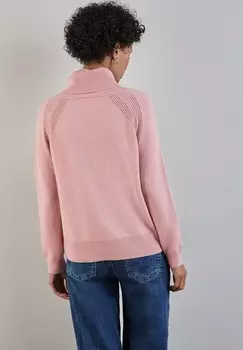 Джемпер MIT STEHKRAGEN Street One, цвет Mottled Light Pink