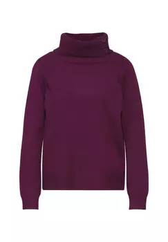 Джемпер MIT STEHKRAGEN Street One, фиолетовый