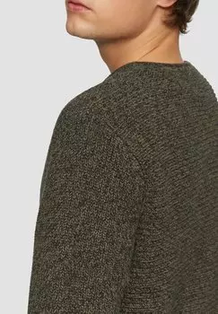 Джемпер MIT STRUKTUR QS, оливковый