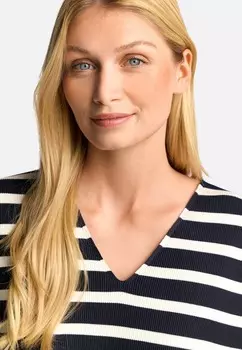 Джемпер MIT TIEFEM V-NECK Rich & Royal, темно-синий