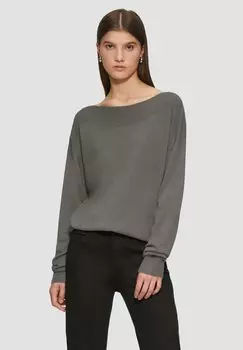 Джемпер MIT U-BOOT-AUSSCHNITT QS, антрацит