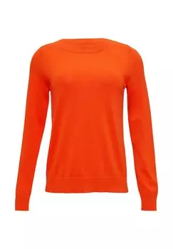 Джемпер MIT U-BOOT-AUSSCHNITT s.Oliver, оранжевый