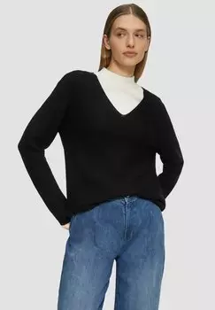 Джемпер MIT V-AUSSCHNITT s.Oliver, антрацит