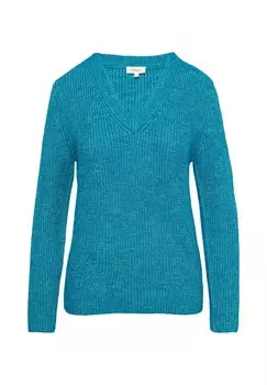 Джемпер MIT V NECK s.Oliver, бирюзовый