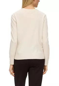 Джемпер MIT ZIERKNPFEN s.Oliver, цвет Mottled Beige