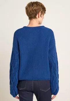 Джемпер MIT ZOPFMUSTER LANIUS, синий
