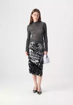 Джемпер MIXED SWEATER Calvin Klein Jeans, темно-серый